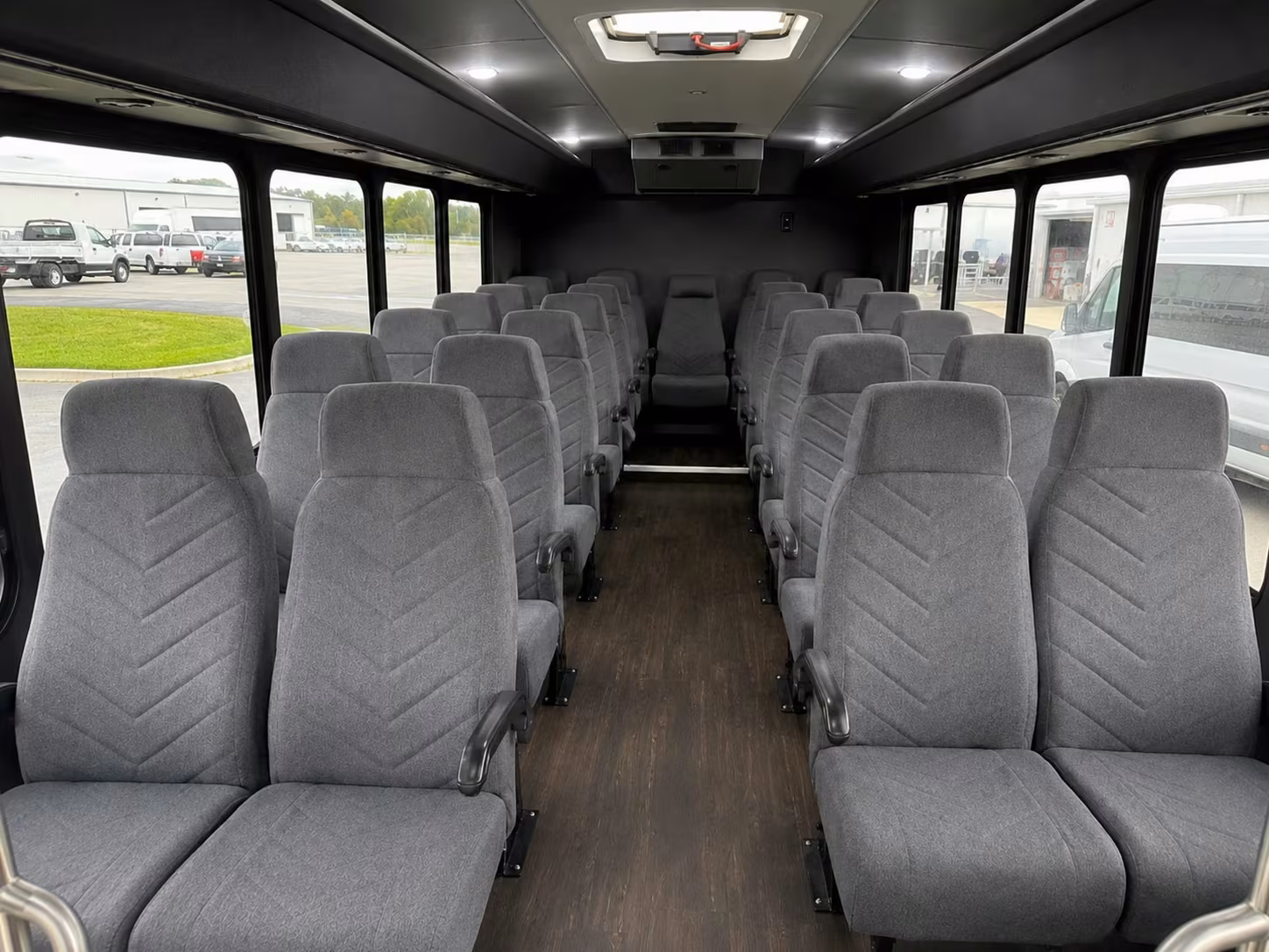 18 passenger minibus inside