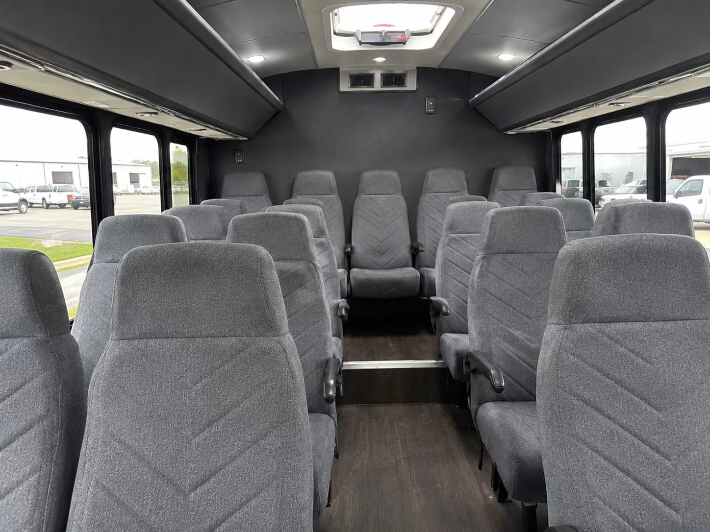20 passenger minibus interior