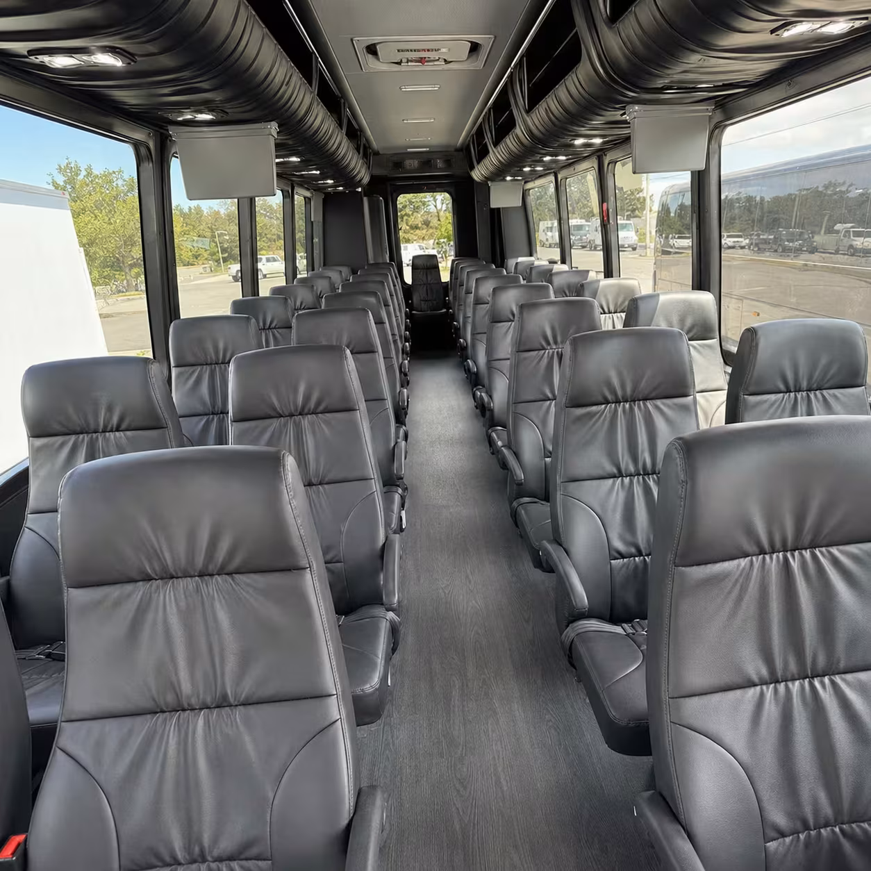 28 passenger minibus inside