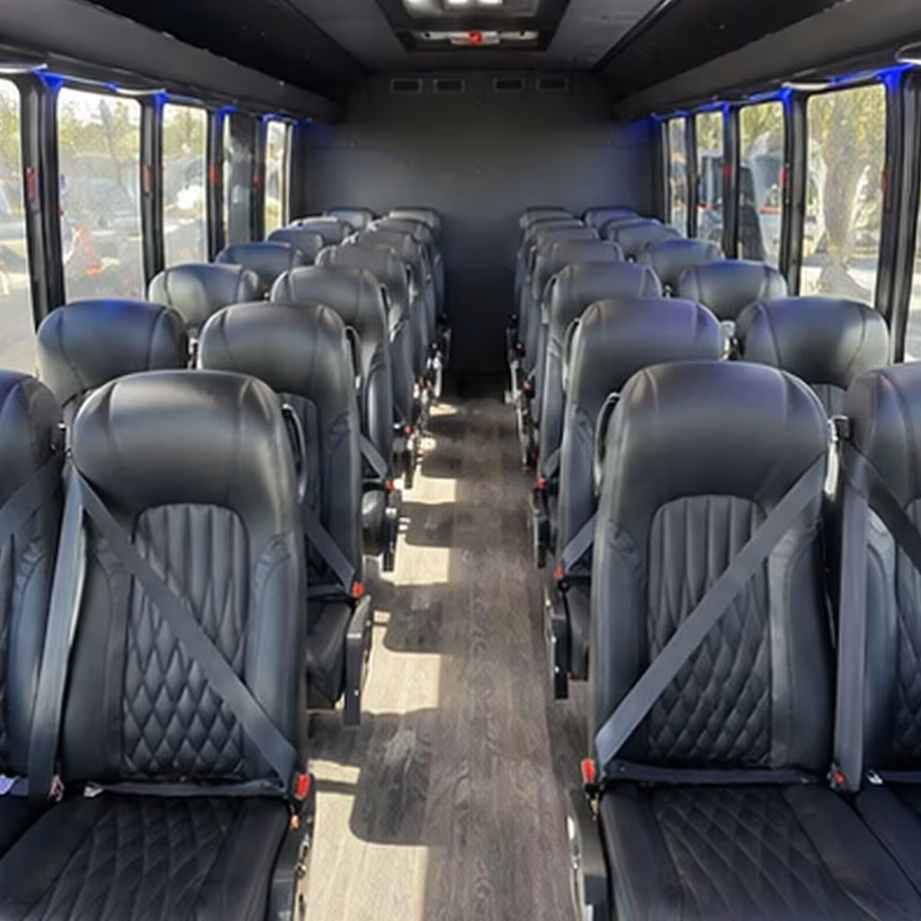 30 passenger minibus interior