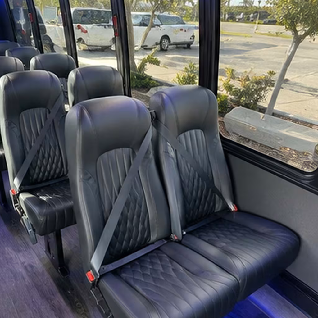 35 passenger minibus inside