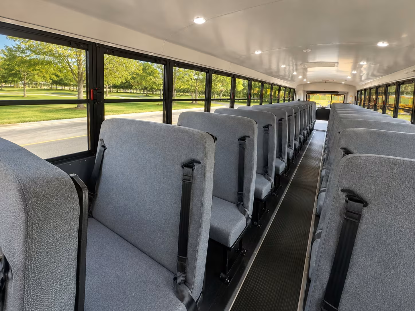 school bus interior