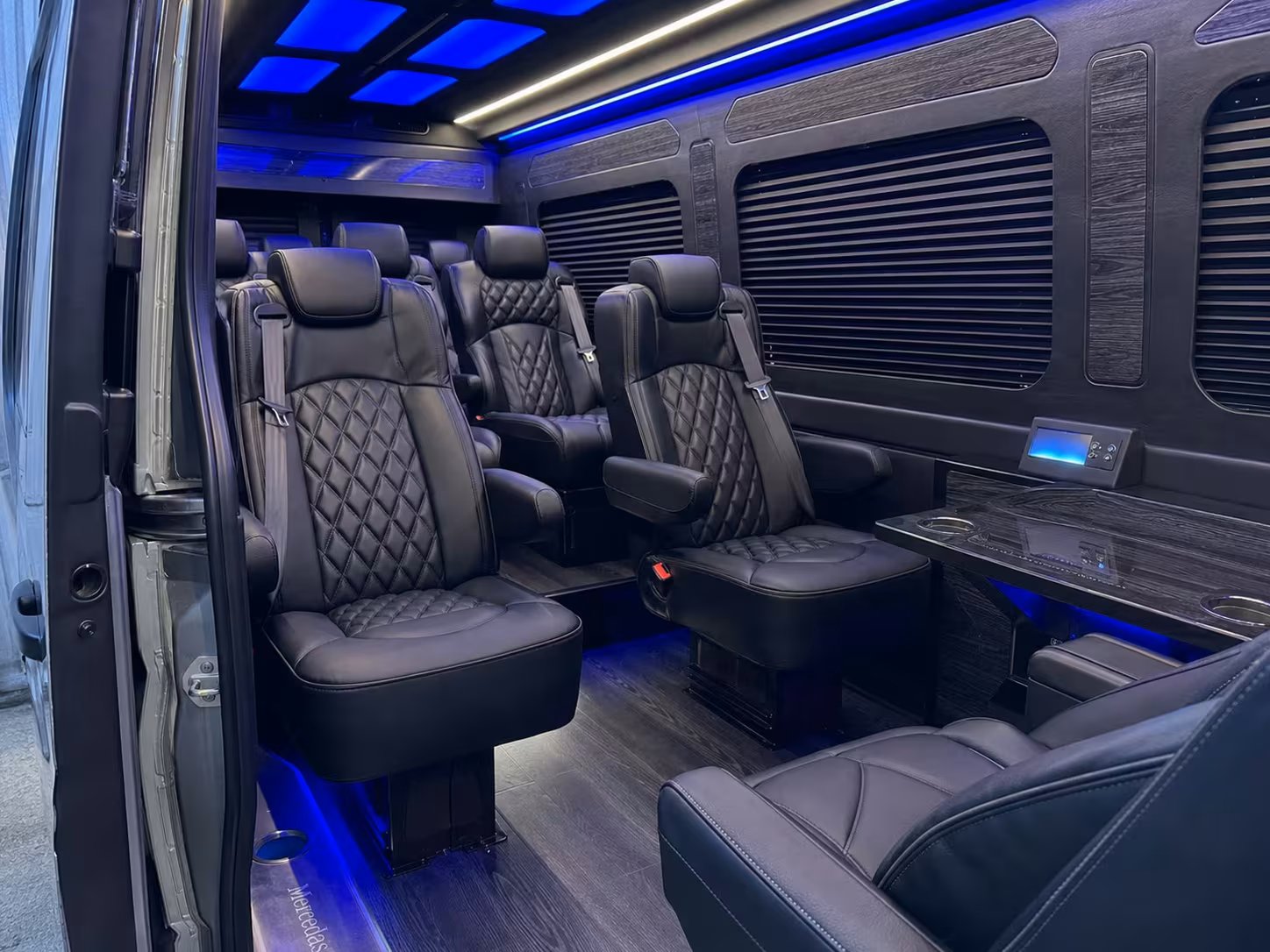 sprinter van transportation for groups and events across lincoln