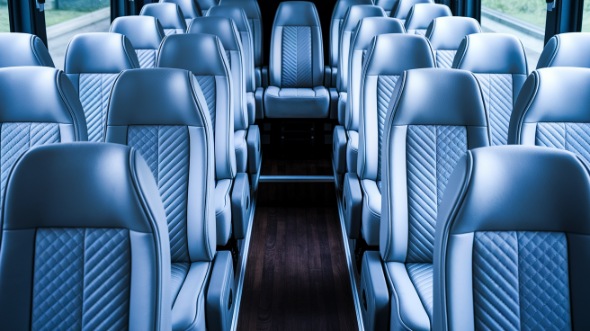 lincoln 35 passenger minibus interior