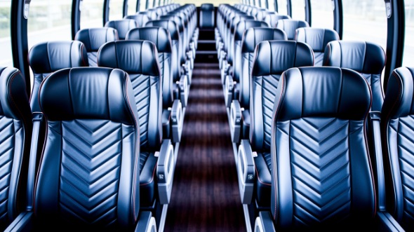lincoln 55 passenger charter bus rental