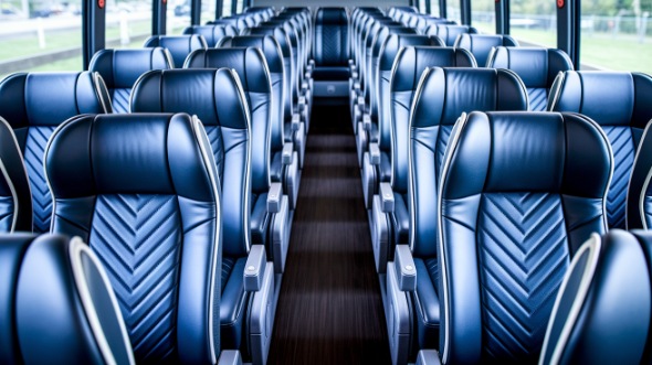 lincoln 56 passenger charter bus rental